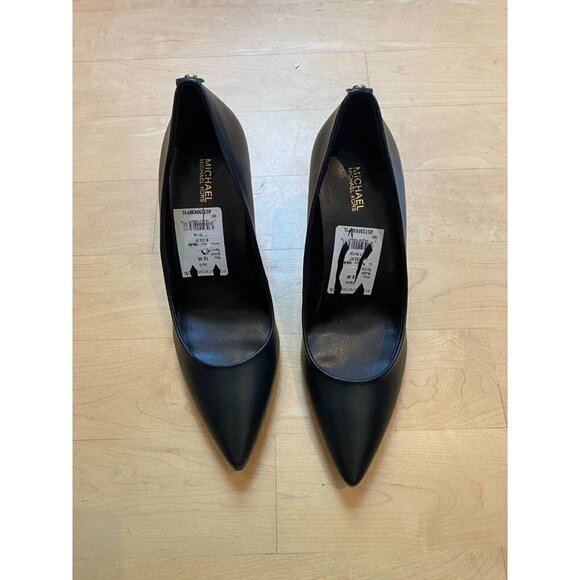 Michael Kors "Dorothy Flex" pointed toe black pump heel BNWT sz 10 - Picture 2 of 10